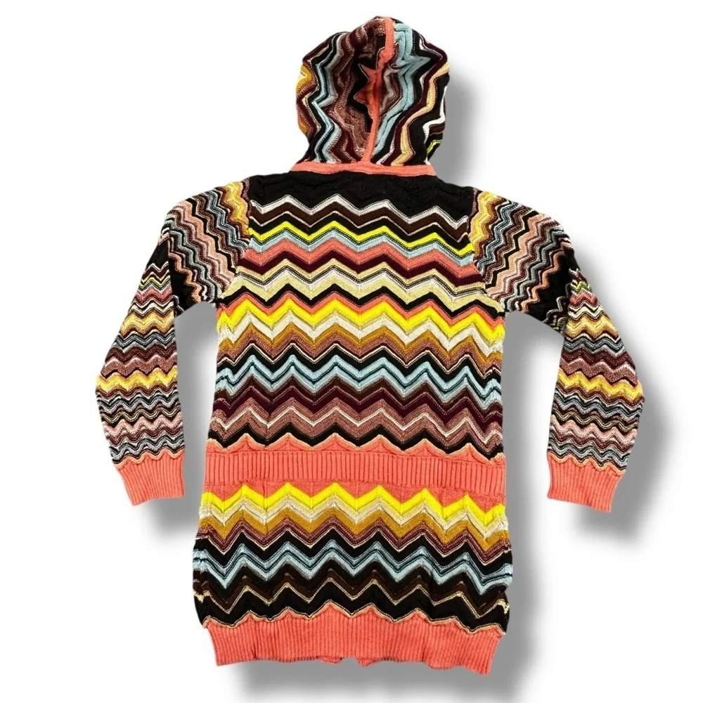 Missoni for Target Girls Zigzag Hooded Cardigan Multicolor NWT Size 3T